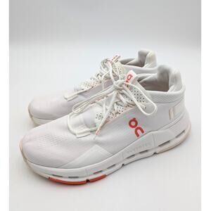 On Running Cloudnova 2 Running Sneakers Shoes Men's White Flame Sz US7.5 EU40.5
